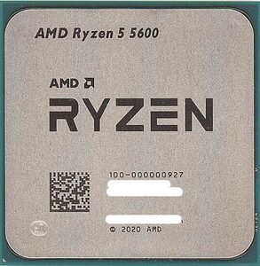 【バルク新品】 AMD Ryzen 5 5600 100-000000927 3.5GHz Socket AM4 [管理:1000028075]