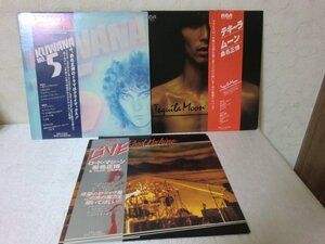 (EE)何点でも同送料 LP/レコード/帯付/まとめて3枚/桑名正博/テキーラ ムーン/RVL-8030/ kuwana no.5 RVL-8042/ROAD MACHINE/ RVL8038