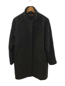 MAX MARA STUDIO◆コート/42/アルパカ/BLK