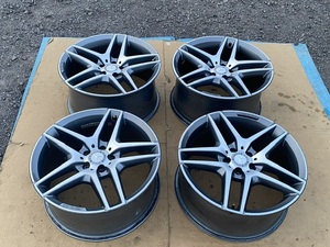 中古ホイール４本セット メルセデスベンツ Sクラス W222 AMG 19インチアルミホイール (W6E015) 19x8.5J/9.5J オフセット38 PCD112 ハブ67