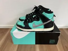 NIKE SB ダンクハイ　ダイヤモンド　ティファニー　25.5