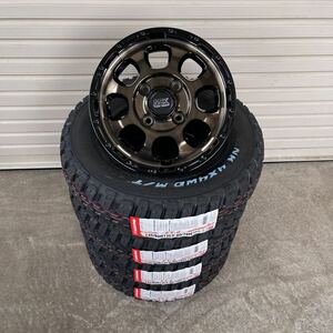 マッドクロスグレイス◆ 145/80R12◆ナンカンFT-9◆ホワイトレター軽トラ軽バン　エブリィサンバー ハイゼット　ブロンズ