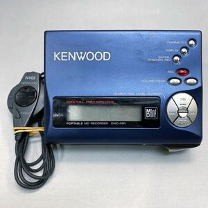 MW12 再生OK DMC-F5R KENWOOD ポータブルMDレコーダー WALKMAN MDウォークマン ケンウッド JVC リモコン付