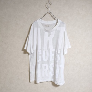 GOLDEN GOOSE サイズM プリント 半袖Ｔシャツ カットソー ホワイト ゴールデングース 3-0716S 217603