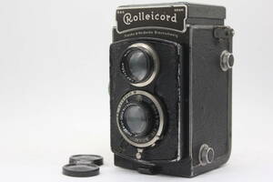 【訳あり品】 ローライ Rolleicord Carl Zeiss Jena Triotar 7.5cm F3.5 二眼カメラ v1966