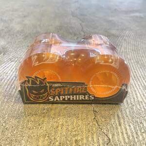 新品 SPITFIRE SAPPHIRE WHEEL SOFT 90 DURO CRUISERS RADIALS スピットファイア ソフト クルーザー ウィール ラディアル オレンジ 透明