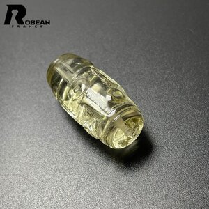 上品 EU製 定価5万円★ROBEAN・チベット天珠・シトリンファントム★パワーストーン アクセサリー 天然石 金運 約30.4*14.3mm M1210675