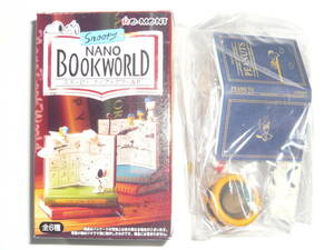 スヌーピー ナノブックワールド 1種 2.高飛び込み ウッドストック 内袋未開封 Snoopy NANO BOOK WORLD インテリア フィギュア リーメント