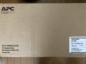 ☆1円スタート！　新品未開封 　APC 無停電電源装置 UPS 1500VA/980W SMT1500J ☆Y5D-152