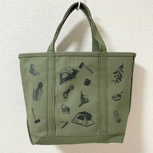 (^w^)b 未使用 USA製 エルエルビーン トート バッグ オッター ・クリフ キャンプ オリーブ L.L.Bean BOAT AND TOTE ミディアム M B0237EE