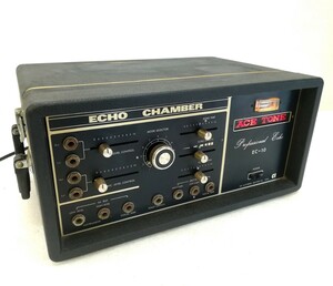 f2215/【通電確認済】ACE TONE EC-10 ECHO CHANBER テープエコーマシーン ビンテージ 現状品