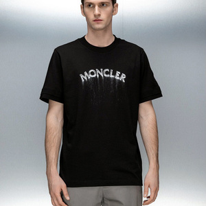 送料無料 197 MONCLER モンクレール 8C00002 89A17 ブラック Tシャツ カットソー 半袖 size M