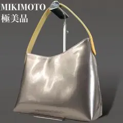 【極美品】MIKIMOTO ミキモト ハンドバッグ エナメル 0798