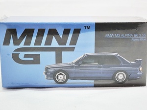 MINI GT　1/64　BMW M3 (E30) アルピナ B6 3.5S アルピナ ブルー RHD　MGT00120-R　ミニカー　同梱OK　1円スタート★S