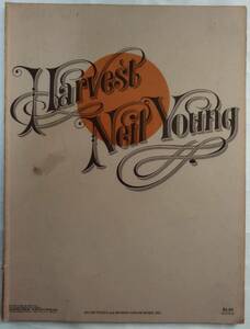 貴重 ダメージあり特価 ニール・ヤング 楽譜 「 Neil Young Harvest 」洋書 スコア 