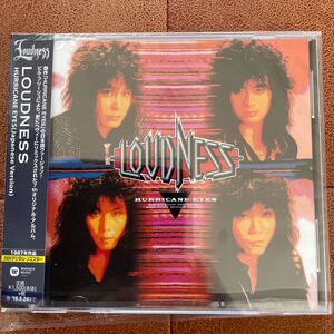 送料無料 LOUDNESS ラウドネス 7th CD HURRICANE EYES ハリケーン・アイズ 日本語盤 リマスター盤 二井原実 高崎晃 山下昌良 樋口宗孝 美品