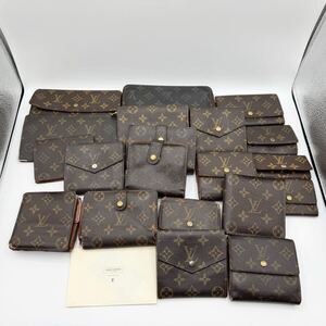 ■1円〜■LOUIS VUITTON ルイヴィトン まとめ売り モノグラム 長財布 二つ折り キーケース 三つ折りカード コインケース 小物 20点 セット