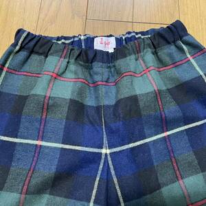 ●IL　GUFO　イルグーフォ青系チェック柄パンツ新品