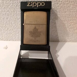 0587　 ジッポー　Zippo　着火未確認　1932年製　ゴールド　縦6ｃｍ横4ｃｍ