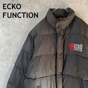 ECKO FUNCTION ダウンジャケット HIPHOPＬメンズ 黒ab