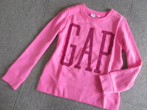 ★新品Gap Kidsギャップグリッターロゴスウェットトレーナー160★P