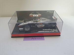 MINICHAMPS 1/43 McLAREN MERCEDES MP4/13 N. HEIDFELD GOODWOOD FESTIVAL OF SPEED 1999 未使用品