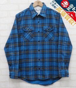 7T9956/visvim BLACK ELK FLANNEL L/S GIZA 112105011012 フランネルシャツ