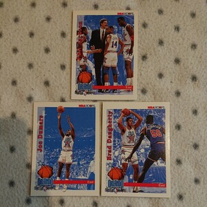 HOOPS 1992 ☆ NBA ALL-STAR WEEKEND 1992 EAST 3枚セット ☆ PHIL JACKSON , JOE DUMARS , BRAD DAUGHERTY ☆ ORLANDO