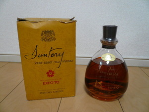 未開栓! 古酒! レア! SUNTORY EXPO’70 VERY RARE OLD WHISKY サントリー ウイスキー 特級 エキスポ70 箱付き!