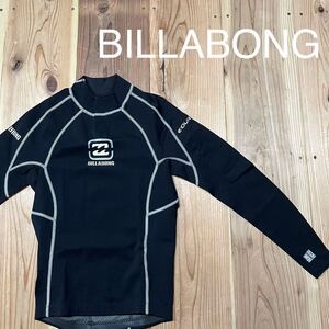 BILLABONG ビラボン ラッシュガード 水着 サーフィン マリンスポーツ 長袖 レディース ブラック サイズM 玉mc3079