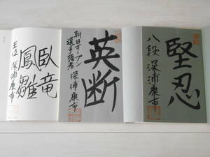 サイン本　深浦 康市 王位、朝日オープン選手権者　「最前線物語」「最前線物語２」「実戦手筋次の一手」　３冊セット　地球代表　　将棋