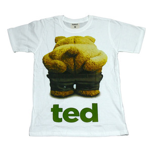 テッド TED 映画 Hなくまさん ぬいぐるみ ストリート系 デザインTシャツ おもしろTシャツ メンズ 半袖★tsr0102-wht-l