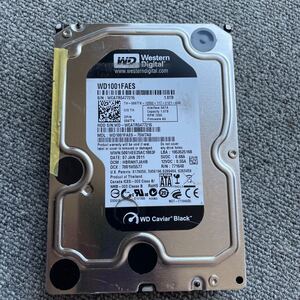 注意判定　SATA 3.5インチHDD ハードディスク Western Digital WD1001FAES 使用時間22224H sk1024