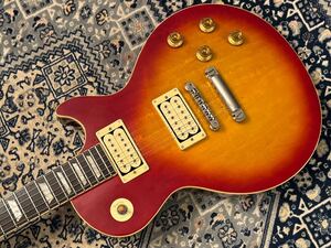 貴重品 美品 Fresher Les Paul FL-400 フレッシャー レスポール 中信楽器 Gibson Tokai Greco JAPAN TWB-20 バーズアイ 4.6kg 