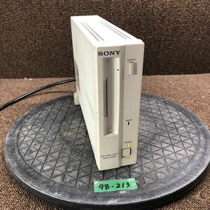 98-213 激安 レトロPC パーツ 外付け MOドライブ SONY RMO-S330 MO DISK UNIT SCSI 通電のみ確認 ジャンク