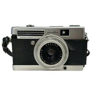 minolta ミノルタ Minoltina-P コンパクトカメラ ROKKOR 1:2.8 f=38mm フィルムカメラ 動作未確認品【中古(２２)】