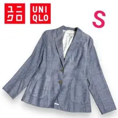 ユニクロ　UNIQLO ジャケット　レディース　デニム生地　S