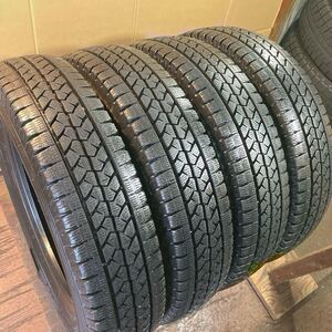 良品! スタッドレス 155/80R14 LT 4本／88/86N／BS VL1 8分上〜9分上 送料込19000円〜 S4038-12