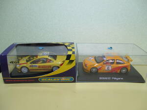 SCALEXTRIC 製　PEUGEOT 307 WRC / RENAULT MEGANE / 2台セット