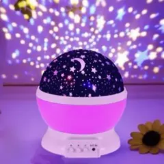 プロジェクターランプ　星空