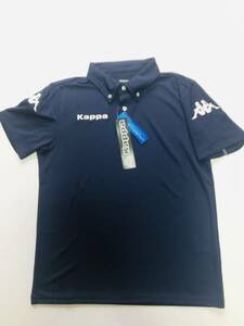 即決！新品　KAPPA　カッパ　メンズウエア　半袖　吸湿速乾ストレッチ　サイズSS　ネイビー系