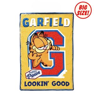 BOA BLANKET【GARFIELD-YE】ボアブランケット ガーフィールド / US MOTOR アメリカン雑貨 インテリア ガレージ 車 バイク アメリカ雑貨