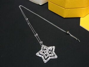 ■新品■未使用■ SWAROVSKI スワロフスキー ラインストーン スター 星 ネックレス アクセサリー レディース シルバー系 FD0237