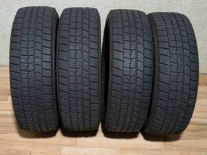 【　バリ 山 ！！２０２０ 年製！！　】　１８５／６０Ｒ１５　ダンロップ　（ ＷＭ０２ ）　スタッドレス　４本