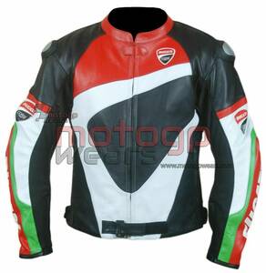 海外 送料込み 　高品質　ドゥカティ・コルセ Ducati Corse 　レーシング　レザージャケット　MOTOGP サイズ各種　本革　レプリカ