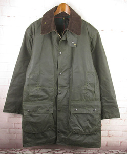 LFJ18739 BARBOUR バブアー NORTHUMBRIA ノーザンブリア オイルドジャケット 93年 3クレスト C38/97CM オリーブ系