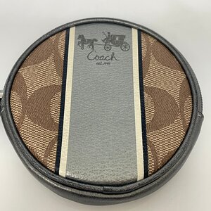 コーチ COACH 丸型 小銭入れ コインケース 現状品