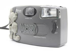 【返品保証】 フジフィルム Fujifilm Hi MICKEY MOUSE コンパクトカメラ s9529