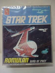 STAR TREK TOS スタートレック ROMULAN BIRD OF PREY ロミュラン バードオブプレイ 未開封 新品 当時物