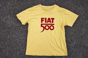 新品　廃盤　2015年　FIAT500　フィアット　ユニクロ　100年企業　コラボレート　Tシャツ　XL　送レターパック350　ルパン三世　アバルト